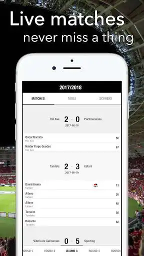 Play APK Live Football - Liga Sagres Results  and enjoy Live Football - Liga Sagres Results with UptoPlay com.redroundrobot.livefootballresults.portugal