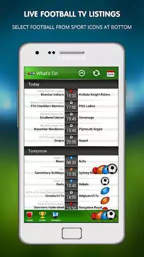 Play Live Football on TV