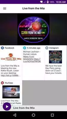 Play Live from the Mia