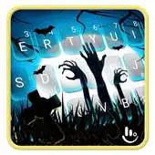 Free play online Live Halloween Graveyard Keyboard Theme APK