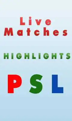 Play Live IPL Cricket match PSL