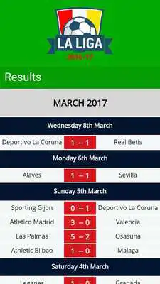 Play Live La Liga 2017