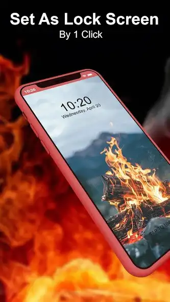 fire lively wallpaper