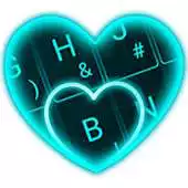 Free play online Live Neon Blue Heart Keyboard Theme APK Free play online Live Neon Blue Heart Keyboard Theme APK