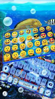 Play Live Ocean Dolphin Keyboard Theme