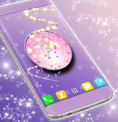 Play Live Pink Clock