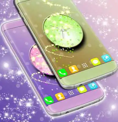 Play Live Pink Clock