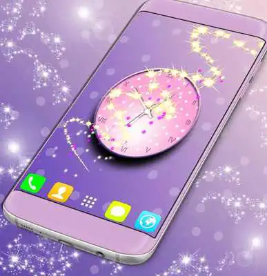 Play Live Pink Clock