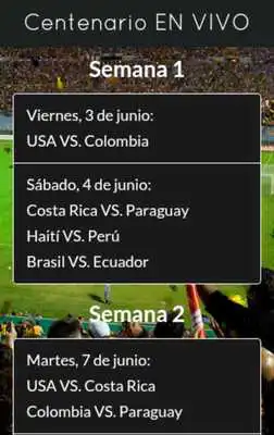 Play Live results for Copa America 2019