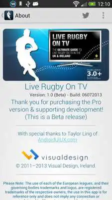 Play Live Rugby On TV