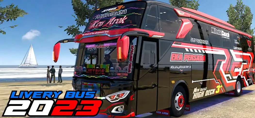 Play Livery Bus 2023 as an online game Livery Bus 2023 with UptoPlay