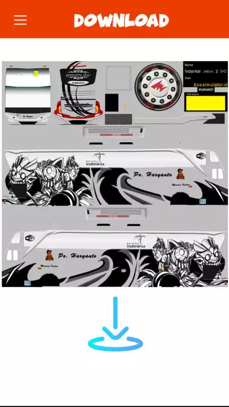 Play Livery Bussid PO Haryanto V2