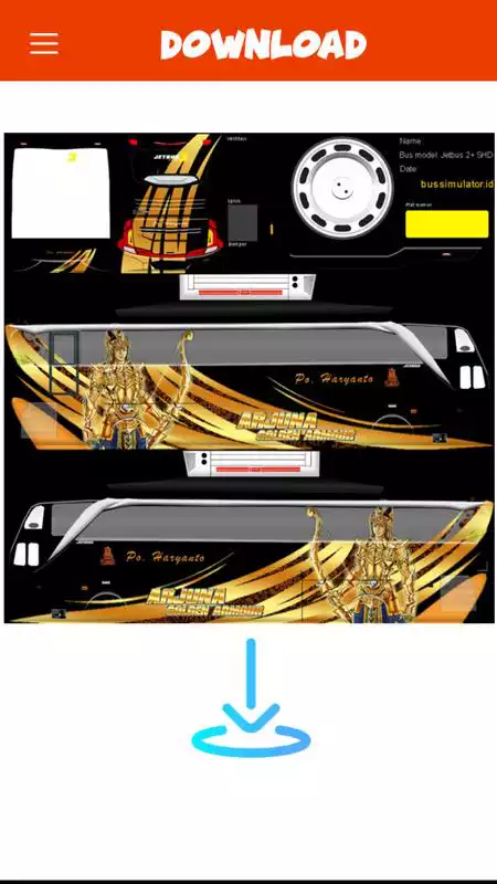 Play Livery Bussid PO Haryanto V2