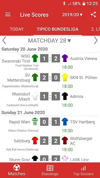 Play Live Score Austrian Bundesliga  and enjoy Live Score Austrian Bundesliga with UptoPlay