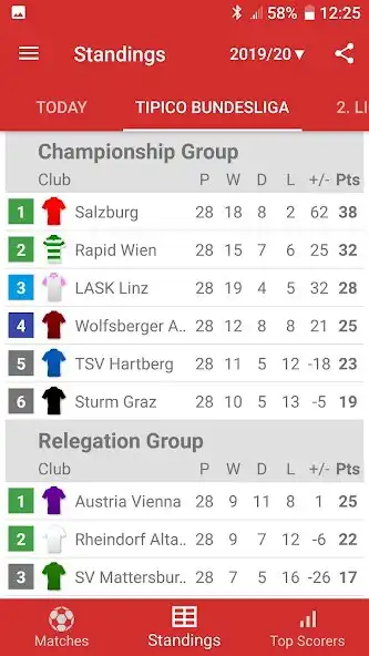 Play Live Score Austrian Bundesliga as an online game Live Score Austrian Bundesliga with UptoPlay