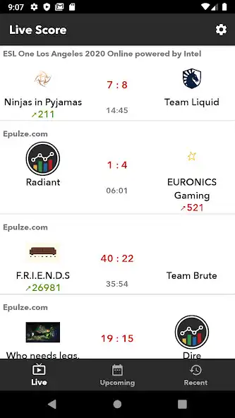 Play Live Score for Dota2  and enjoy Live Score for Dota2 with UptoPlay