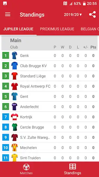 Play Live Scores Jupiler Pro League as an online game Live Scores Jupiler Pro League with UptoPlay