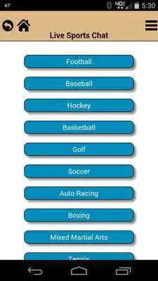 Play Live Sports Chat