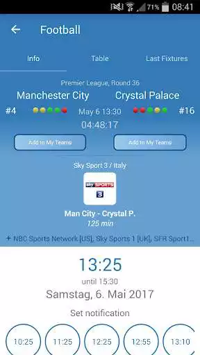 Play Live Sports TV Listings Guide
