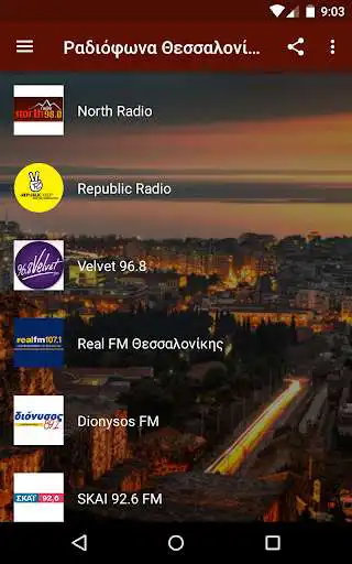 Play Live Thessaloniki Radios  and enjoy Live Thessaloniki Radios with UptoPlay