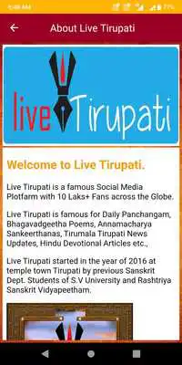 Play live tirupati