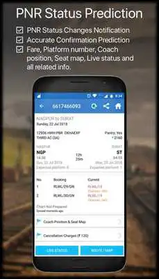 Play Live Train IRCTC PNR Status  Indian Rail Info