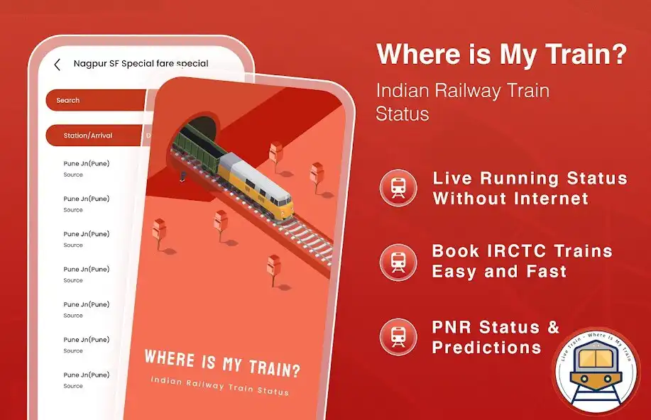 Play Live Train - Where Is My Train as an online game Live Train - Where Is My Train with UptoPlay