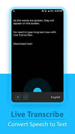 Play live transcribe - speech to text converter  and enjoy live transcribe - speech to text converter with UptoPlay