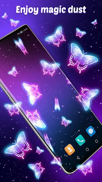 Play Live Wallpaper Magic Butterfly as an online game Live Wallpaper Magic Butterfly with UptoPlay