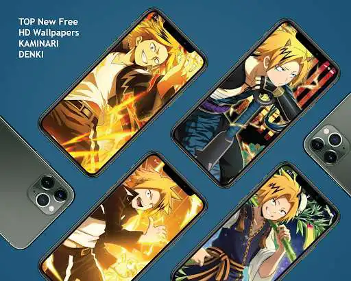 Play Live Wallpaper of Denki Kaminari Collection MHA  and enjoy Live Wallpaper of Denki Kaminari Collection MHA with UptoPlay