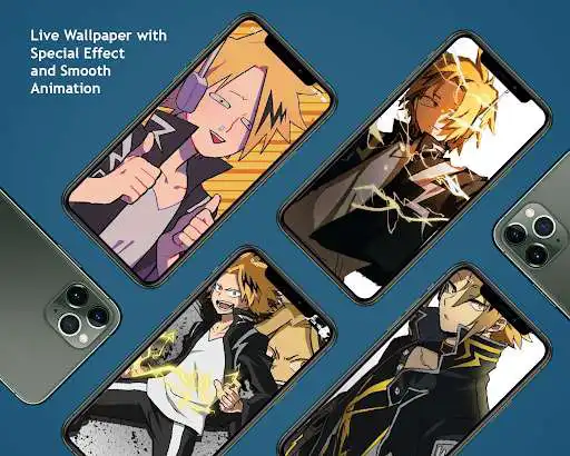 Play Live Wallpaper of Denki Kaminari Collection MHA as an online game Live Wallpaper of Denki Kaminari Collection MHA with UptoPlay