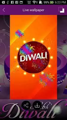 Play Live Wallpaper of Diwali 2018