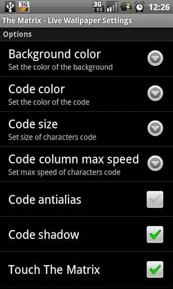 Play Live Wallpaper of Matrix as an online game Live Wallpaper of Matrix with UptoPlay