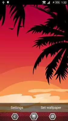Play Live wallpaper Sunset Beta.1