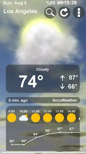 Play Live Weather Animated as an online game Live Weather Animated with UptoPlay