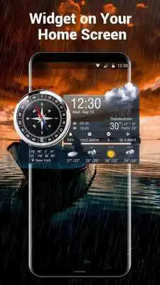 Play Live weather background app
