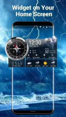 Play Live weather background app