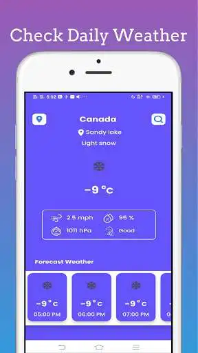 Play Live Weather_Daily Weather as an online game Live Weather_Daily Weather with UptoPlay