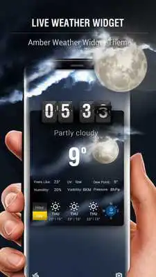 Play Live weather  widget for android