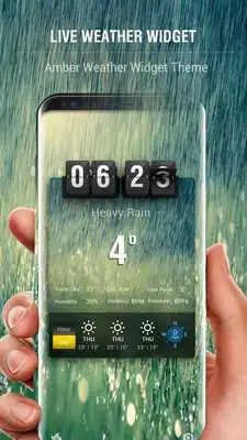 Play Live weather  widget for android