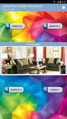 Play Living Room Curtain Decoration