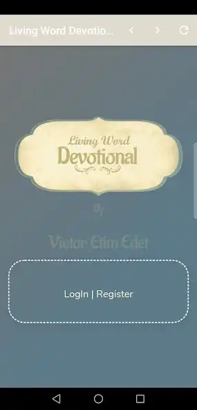 Play Living Word Devotional by Victor Edet as an online game Living Word Devotional by Victor Edet with UptoPlay