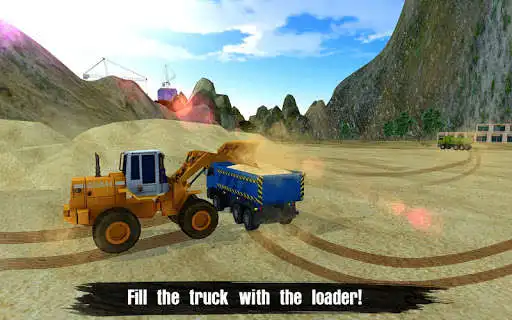 Play Loader  Dump Truck Hill SIM