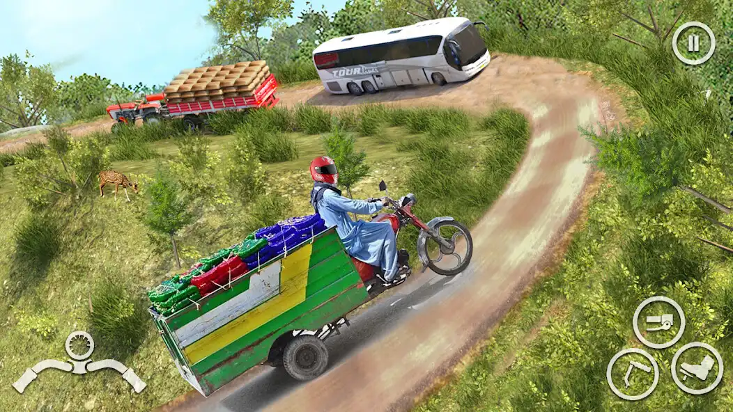 Play Loader Rickshaw Simulator 2023 as an online game Loader Rickshaw Simulator 2023 with UptoPlay