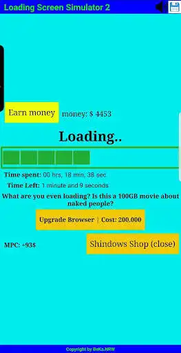 Play Loading Screen Simulator 2 as an online game Loading Screen Simulator 2 with UptoPlay