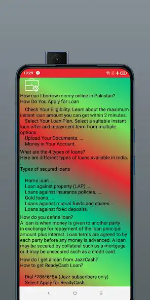 Play Loan Guide : General Info as an online game Loan Guide : General Info with UptoPlay