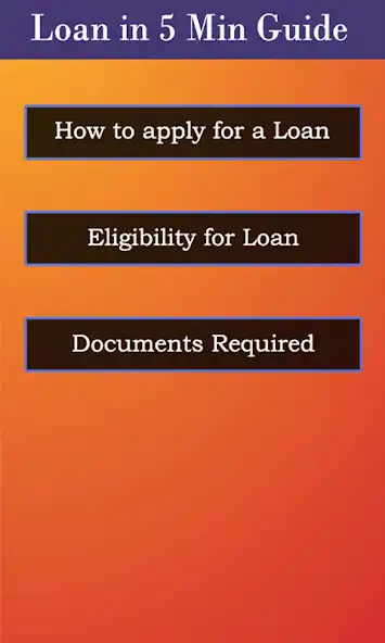 Play Loan in 5 Min Guide as an online game Loan in 5 Min Guide with UptoPlay