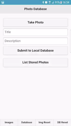 Play Local DB, Camera, Image to File as an online game Local DB, Camera, Image to File with UptoPlay