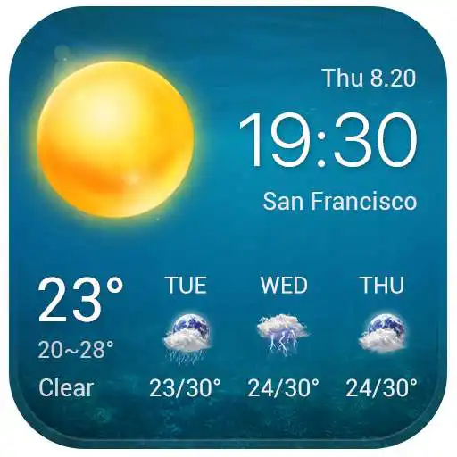 Free play online Local weather widgetForecast APK Free play online Local weather widgetForecast APK