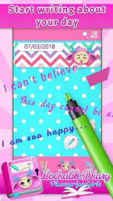 Play Lockable Diary Planner for Girls